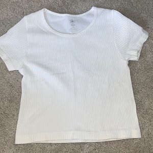 white baby tee